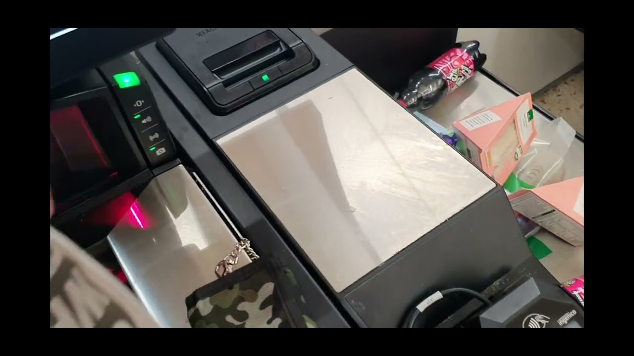 NCR Self Checkout at Morrisons Killingworth Centre Killingworth North Tyneside