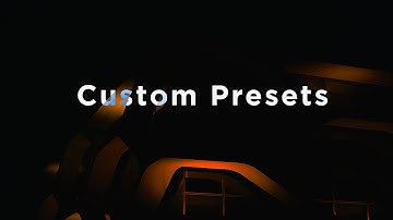 How to create Custom Presets in Premiere Pro CC | Presets