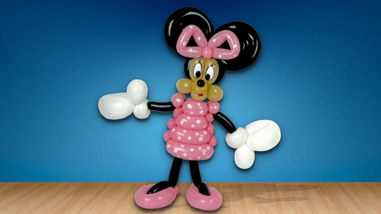 Minnie Mouse from balloons