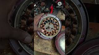 Ceiling Fan Jala Hua Aluminium Stator vs New Stator | Fan Repair Shorts #shorts