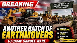 BREAKING: Government hugely Transporting Another Batch of Earthmoving Machines to Camp Sandee Ware.