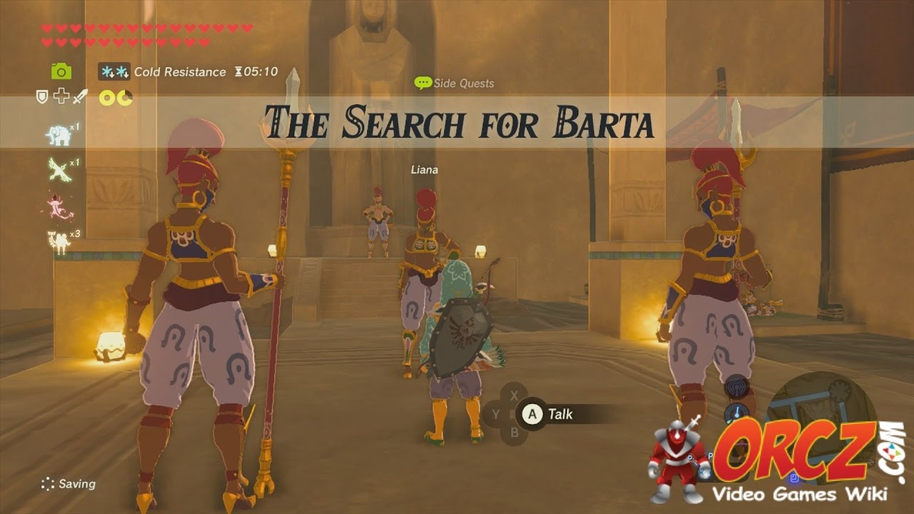 Where Is Barta In Zelda Breath Of The Wild Legend of Zelda Breath of the Wild The Search For Barta Gameplay