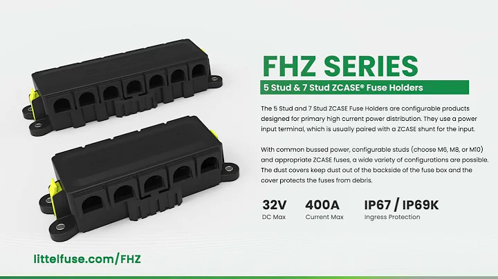 Littelfuse ZCASE FHZ Series Fuse Holders