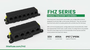 Littelfuse ZCASE FHZ Series Fuse Holders
