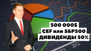 CEF и S&P500: Куда инвестировать 500000$ для пассивного дохода?