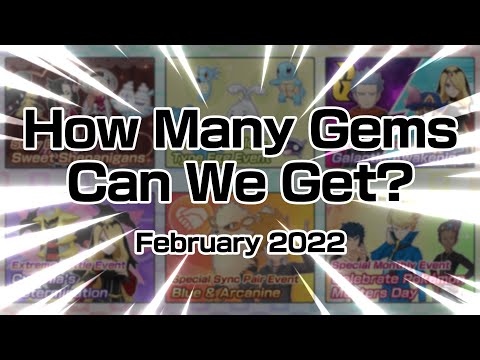 [Pokemon Masters EX] HOW MANY GEMS CAN WE GET? (February 2022)