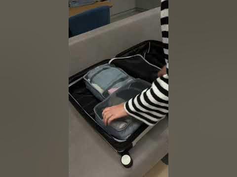 сборка чемодана 🖤 - YouTube