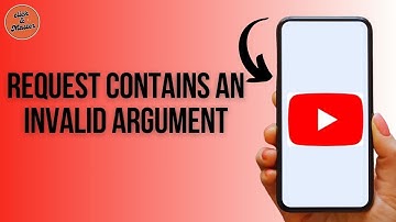 How to fix request contains an invalid argument YouTube bell icon ?