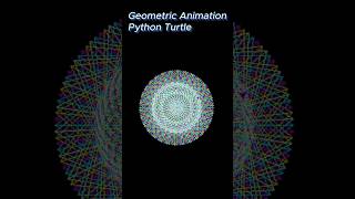 Amazing Python Turtle | Spiral Design #pythonturtle #coding #turtlegraphics #programming #coding