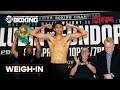 Sebastian Fundora vs. Carlos Ocampo: Weigh-In | SHOWTIME CHAMPIONSHIP BOXING