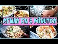 CENAS RAPIDAS Y FACILES LISTAS EN 5 MINUTOS | IDEAS PARA CENAR BARATAS