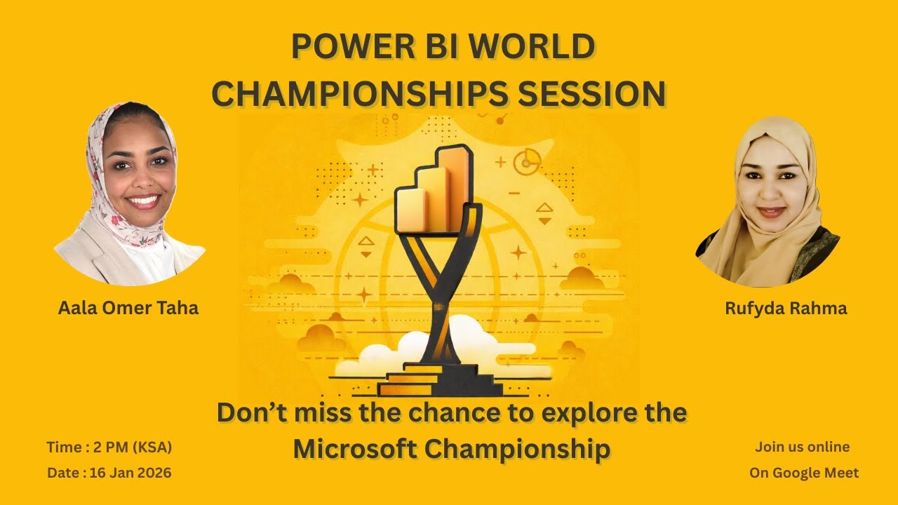 POWER BI WORLD CHAMPIONSHIPS SESSION