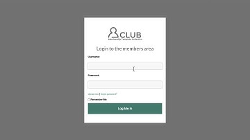 OptimizePress Club: Club - Membership Site Login Page Template