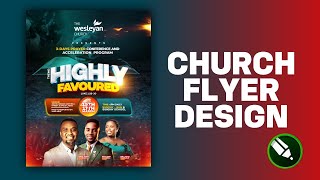 HOW TO DESIGN A PROFESSIONAL CHURCH FLYER  //  CHURCH FLYER DESIGN  //  CORELDRAW  TUTORIALS screenshot 5