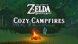 Campfires of the Wild 🔥 Zelda Campfire Ambience & Music