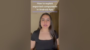 Exploiting exported components (Android Security)