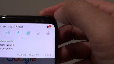 Samsung Galaxy S8: Fix Yellow Tint Screen Color Problem