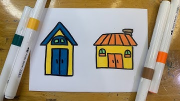 [Mĩ thuật lớp 1] Chủ đề 2: Ngôi nhà của em - Bài: Vẽ ngôi nhà từ hình cơ bản | Kim Thành Cần Giờ