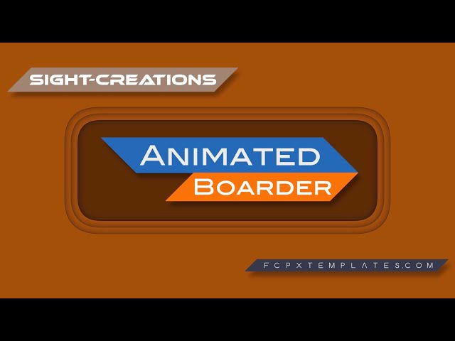 Animated Border for Final Cut Pro