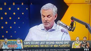 Was the NBA league office listening to Colin Cowherd yesterday before the Knicks and Pacers game?