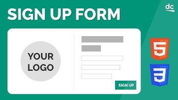 How to Build a Sign Up Page with HTML & CSS