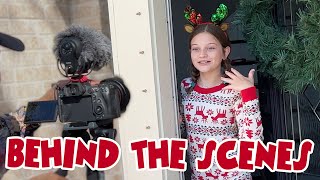 Behind the Scenes of Our Christmas Intro!