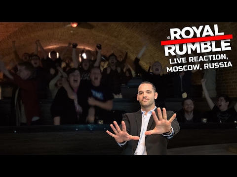 Видео: WWE ROYAL RUMBLE MATCH 2017 LIVE REACTION (MOSCOW, RUSSIA)