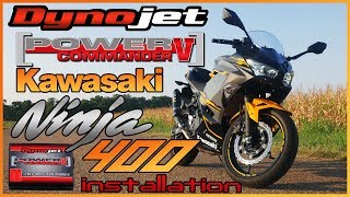 2018-2021 Kawasaki Ninja 400 / Z400 Power Commander 5 Install PCV
