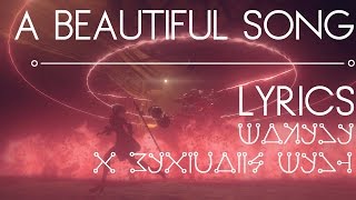 Video voorbeeld van "NieR: Automata | A Beautiful Song | Opera Boss Lyrics"