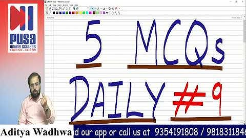 Accounts Class 12 | 5 MCQs Daily @ 8:30 PM | Day 9 by Aditya Wadhwa sir