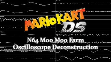 Mario Kart DS Kiosk Demo - N64 Moo Moo Farm (Oscilloscope Deconstruction)