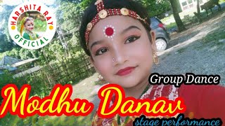 Video thumbnail of "Madhu Danava@harshitarayofficial @Stage performance//Assamese song@Zublee Baruah"