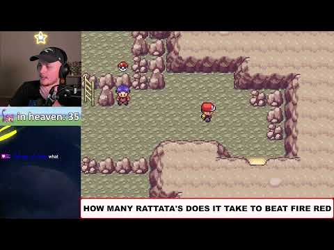 🟩HOW MANY RATTATAS DOES IT TAKE TO BEAT POKEMON FIRE RED?🟩VICTORY ROAD TIME🟩