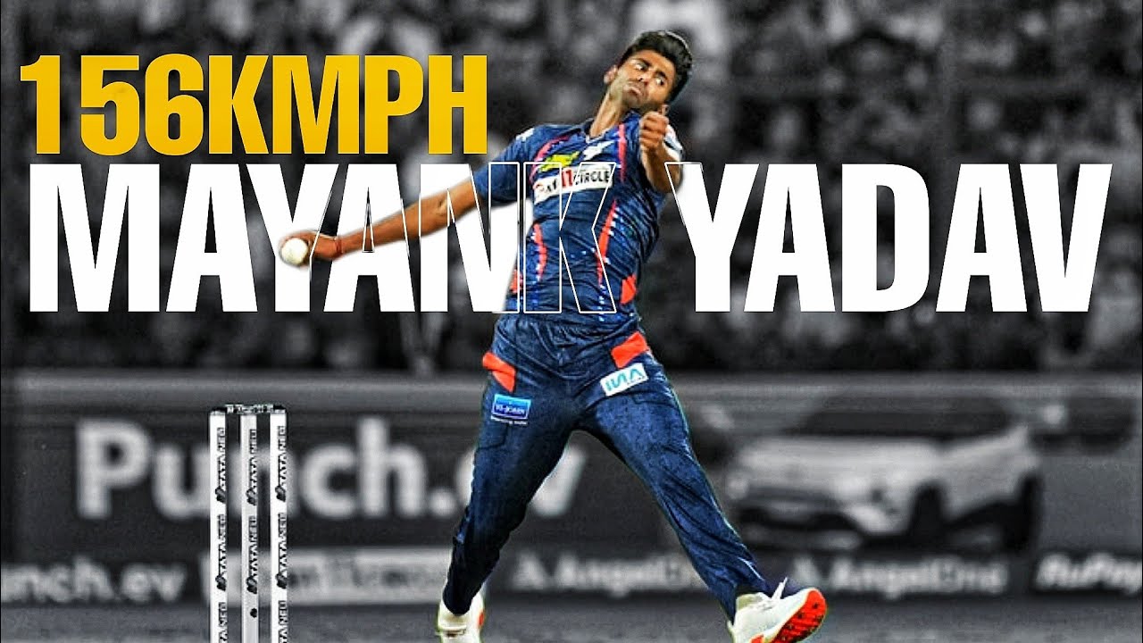 Mayank Yadav Bowling Action Slow Motion