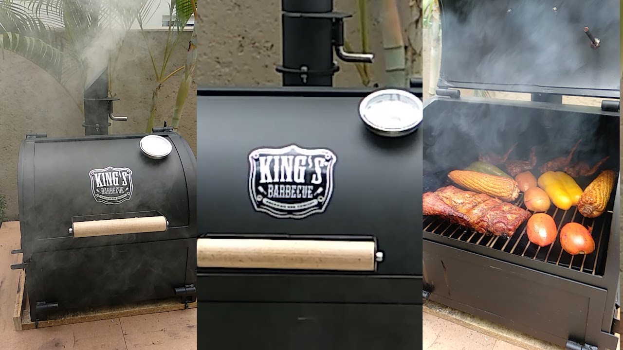 Smoker Sugar o mini defumador da kings barbecue 3 em 1 YouTube