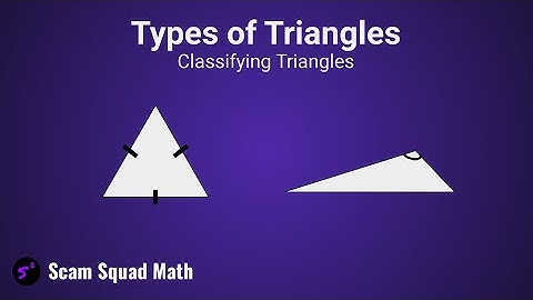 How to Name Triangles | Classify Triangles by Sides and Angles