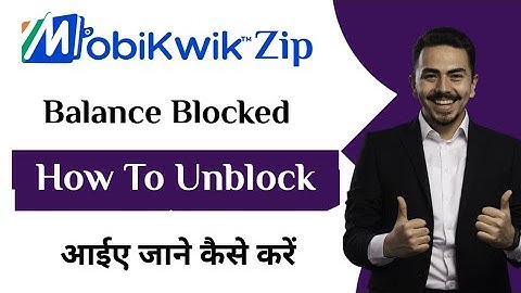 How To Unblock mobikwik zip account 2022 |mobikwik Zip Account Unblock Kaise Karen