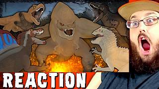 Distortus Rex VS The Big 4 | Jurassic World | Animation SlicK REACTION!!!