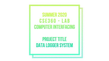Data Logger System | Arduino UNO | Proteus | LabVIEW