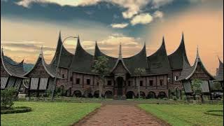 BACKGROUND VIDEO TRADITIONAL HOUSE OF MINANGKABAU - INDONESIA