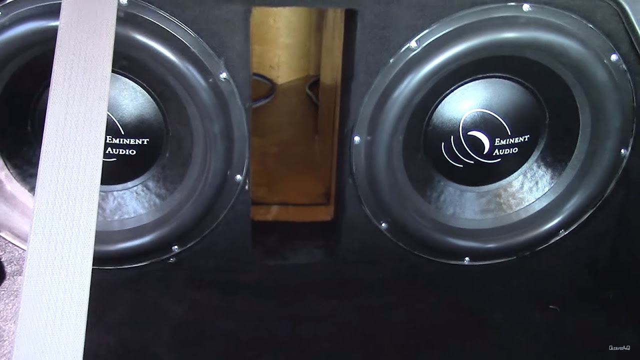 2 EMINENT AUDIO 15S OVER 150DB TRUNK SYSTEM 