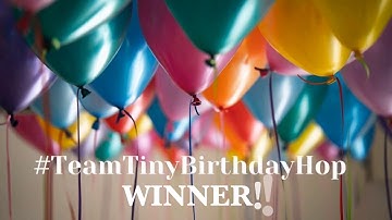 WINNER of Birthday Hop - Copic Marker Giveaway!!