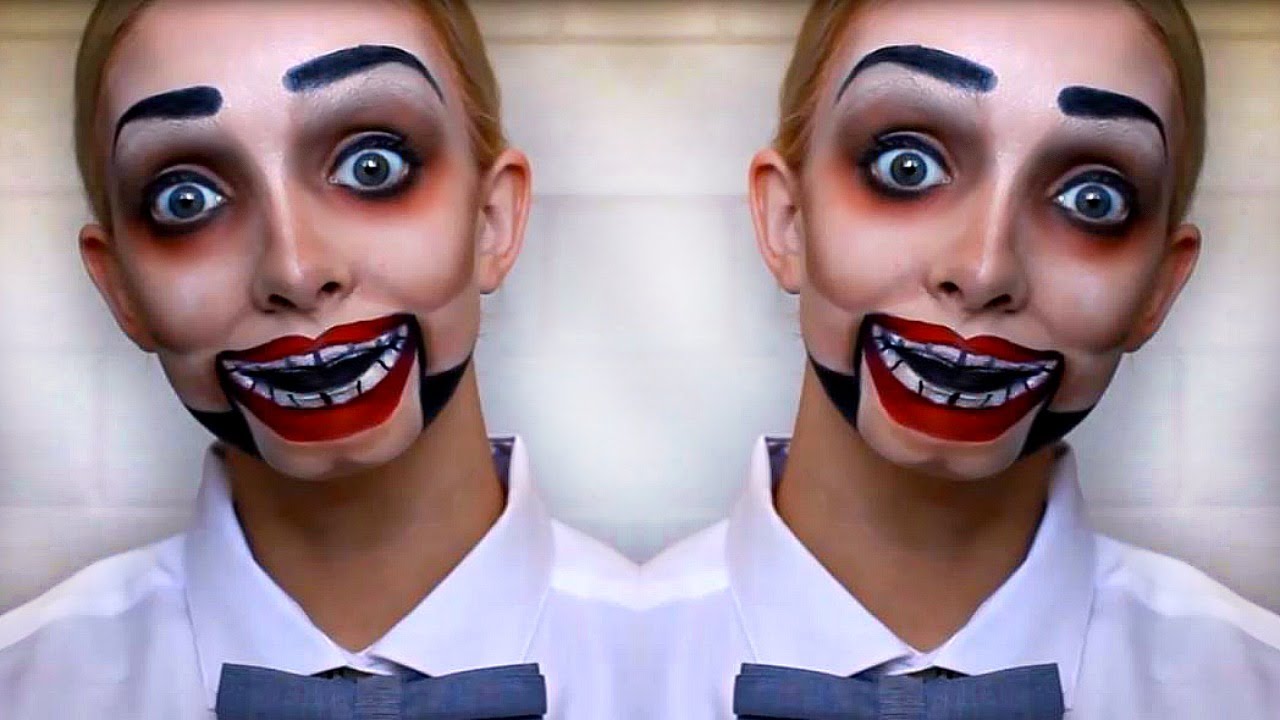 Creepy Dummy Halloween Makeup Tutorial YouTube