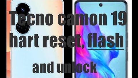 Tecno camon 19 hart reset/how to flash Tecno CAMON CI6 💯% work