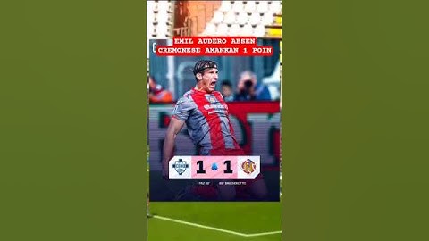 emil audero absen vs como, cremonese amankan 1 poin. #indonesia #seriea #italy #sepakbola