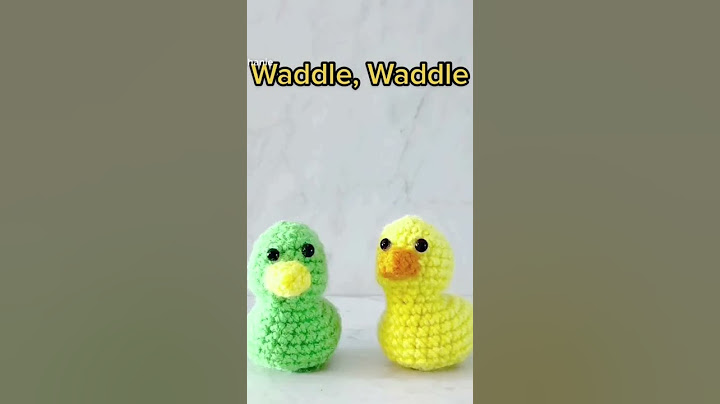 Crochet Rubber Duckies