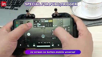 K21 Game Controller Fast Shooting Button Ergonomic Grip for PUBG Mobile Phone Universal