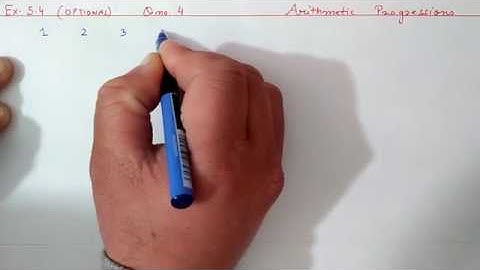 Chapter:5 Ex.5.4 (Q.4,5) Arithmetic Progressions | Ncert Maths Class 10 | Cbse.