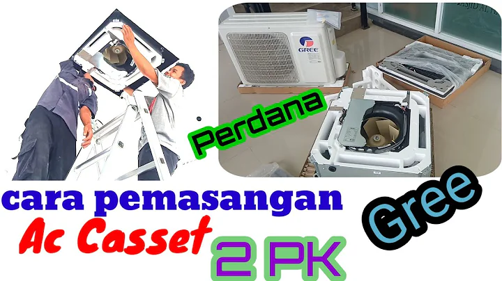 Review Air Conditioner (AC) Gree cassette type GUL50W/A-K And Installation process - step by step