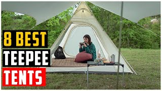 ✅Best Teepee Tents 2022- 8 Best Teepee Tent Review-Best Teepee Tents For Camping